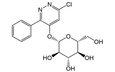 (2S,3R,4S,5S,6R)-2-((6-Chloro-3-phenylpyridazin-4-yl)oxy)-6-(hydroxymethyl)tetrahydro-2H-pyran-3,4,5-triol